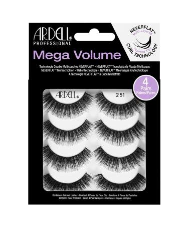 ARDELL 4 Pack Mega Volume 251 False Eyelashes 25 g