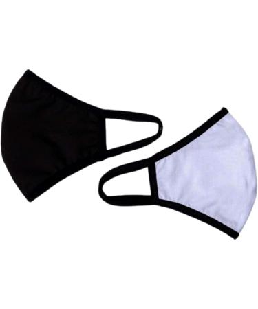 Reusable Face Masks CKDCARES Cloth Face Masks Pack of 5 pcs Washable Anti-Dust Unisex Cotton Made Black Perfect for Personal Use - Buy Online on SooperMarket.com