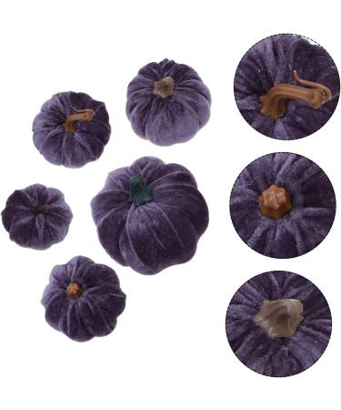 HOMSFOU 10 Pcs Flannel Foam Pumpkin Artificial Pumpkins Bulk Thanksgiving Decor Craft Pumpkins Pumpkin Artificial Faux Pumpkin Decor Fall Decorations Home Party Photo Prop Set Halloween Greyx2pcs 14X12.5X12.5CMx2pcs - Buy Online on SooperMarket.com