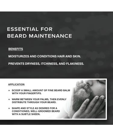 Natural Beard Balm for Men - Medium to Firm Hold Moisture Seal with Shea Butter & Jojoba Oil - The Hunt (Unscented) - 2 oz - Buy Online on SooperMarket.com