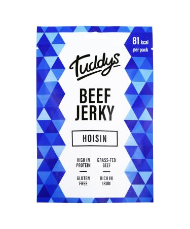 Tuddys Snacks Beef Jerky 12x28g Hoisin