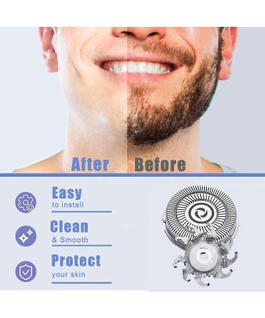 Skull Shaver Pitbull Gold Pro Replacement Heads - 4PCS | Fits Platinum Pro Shaver Blade - Buy Online on SooperMarket.com