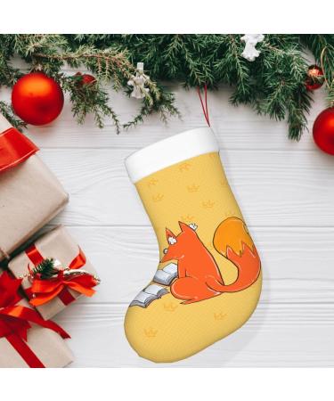 YYHHAOFA Sunflower Seeds and Foxes Picture Christmas Decorative Stockings : Soft Light and Tactile Suitable for Christmas Holiday Party - Buy Online on SooperMarket.com