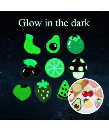 Cindeer 10 Pcs Glow in The Dark Food Series Punch Needle Embroidery Magnet Set with Patterns and Tools - Buy Online on SooperMarket.com