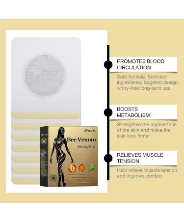 Todahof Bee Venom Slimming Plasters Bee Venom Plasters for Weight Loss Bee Venom Plaster Bee Venom Lymphatic Drainage Slimming Plaster Detox Plaster (5 Boxes) - Buy Online on SooperMarket.com