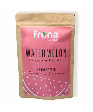 Frona Dried Fruit Cocktail Garnish Slices I Dehydrated Fruit - 100g Pouch (Watermelon)