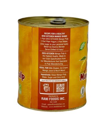 Rani Foods Inc Desi Kitchen Kesar Mango Pulp 30oz - Delicious Flavour | Buy Now - Buy Online on SooperMarket.com