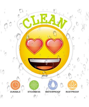 MORCART Emoji Dishwasher Magnets Clean Dirty Sign for Dishwashers Refrigerators Washing Machines etc Emoji Dishwasher Magnets 008 - Buy Online on SooperMarket.com