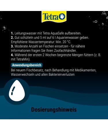 Tetra SafeStart Aquarium Starter - Live Nitrifying Bacteria for Rapid Fish Introduction | 50 ml Bottle | Shop Internationally - Buy Online on SooperMarket.com