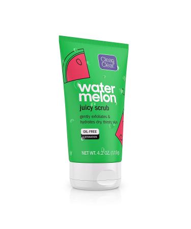 Clean & Clear Watermelon Juicy Scrub - Refreshing Exfoliating Face Scrub 4.2 oz - Buy Online on SooperMarket.com