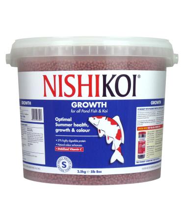 Nishikoi Growth Complete Food for Koi and Pond Fish - Small Pellets - 2.5kg
