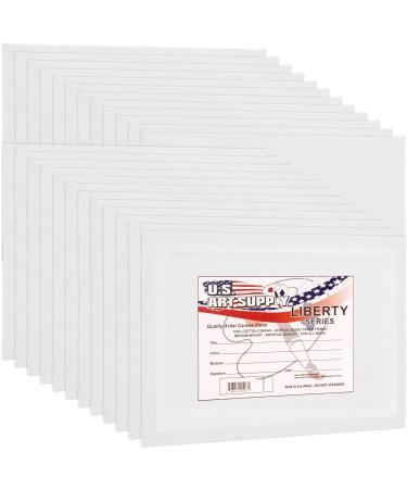 US Art Supply 8 X 10 inch Professional Artist Quality Acid Free Canvas Panel Boards for Painting Value Pack of 12 (1 Full Case of 12 Single Canvas Board Panels) 8 x 10 12