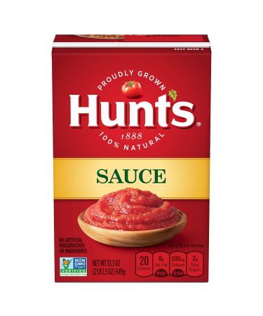 Hunt's Tomato Sauce, Keto Friendly, 33.5 oz, 6 Pack