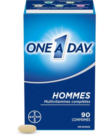 One A Day Multivitamin for Men - Daily Vitamins For Men - Men's Multivitamin With Vitamin A Vitamin C Vitamin D and Zinc for Immune Support Vitamin E B12 Magnesium Lycopene Calcium 90 tablets Nutritional Supplement - Buy Online on SooperMarket.com