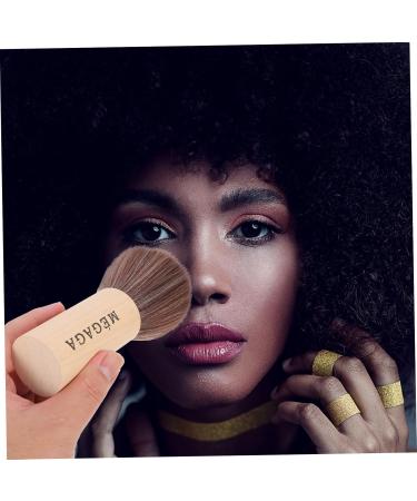 Didiseaon Wooden Handle Makeup Brushes - Record Cleaning Brush Blending Blush & Highlighter | International Shipping - Buy Online on SooperMarket.com