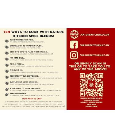 Nature Kitchen Game Rub 500g: Gluten-Free Vegan Seasoning Spices for Marinades, Sauces, Frying, Baking & Grilling - Buy Online on SooperMarket.com