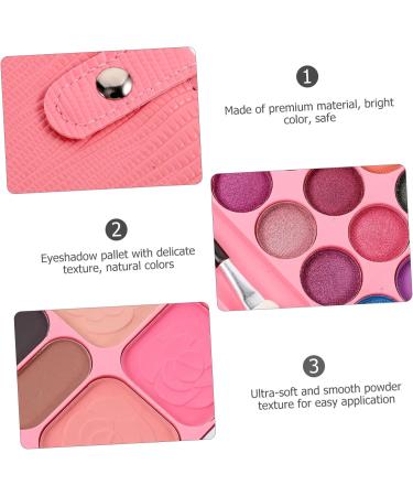 Mikinona 2pcs 33 Makeup Palette Eyeshadow Colorful Eyeshadow Palette Accessories Blush Pan Powder - Buy Online on SooperMarket.com