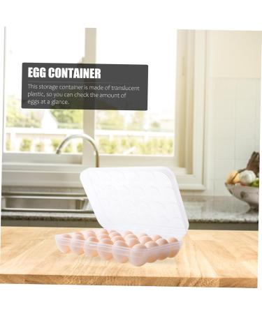 OSALADI Egg Carton Eggs Plastic Egg Trays Egg Holder Fridge Plastic Pallet Egg Drying Case Food Egg Box - Buy Online on SooperMarket.com