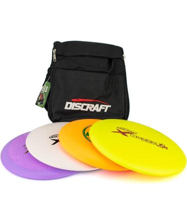 Discraft Deluxe Disc Golf Set - 4 Discs & Bag | Multi-coloured (Models & Blends Vary) - Buy Online on SooperMarket.com