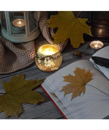 Shop Aovila Virgin Tea Light Holder Gift Set - Crystals & Zodiac Astrology Candlestick for Women Moms & Best Friends - Perfect Birthday Gifts! - Buy Online on SooperMarket.com