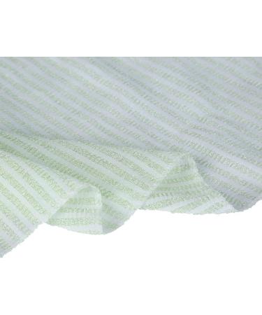 KAKOOI Long Exfoliating Nylon Bath Cloth/Towel Set - 35 inches, 2PCS, Blue & Stripes - Magic Shower Washcloth for Body | Gentle & Rough Scrubbing | Exfoliate & Cleanse Skin Efficiently - Buy Online on SooperMarket.com