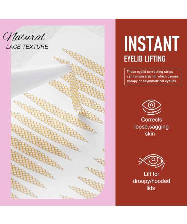 Eyelid Tape Double Eyelid Stickers: Invisible Eyelid Lifter Strips 480Pcs/3Sizes Instant Eyelid Lift for Women - Buy Online on SooperMarket.com