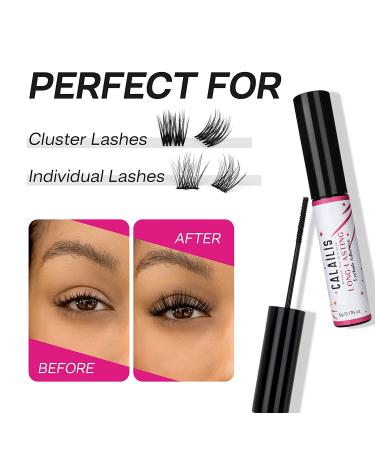 Calailis Super Strong Hold Cluster Lash Glue | 48-Hour Long-Lasting Eyelash Extension Glue | Waterproof & Fast-Drying Lash Adhesive - Buy Online on SooperMarket.com