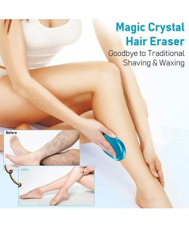 Upgrade Crystal Hair Eraser - Painless Hair Removal Tool for Women and Men - Buy Online on SooperMarket.com