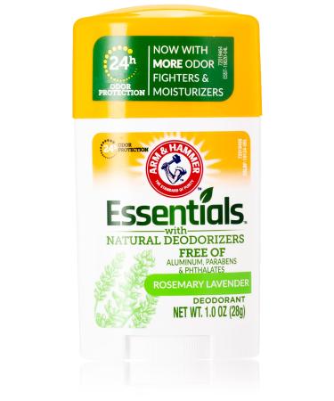 Arm & Hammer Essentials with Natural Deodorizers Deodorant Fresh Rosemary Lavender 1.0 oz (28 g)