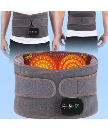 YIAG IVG USB Heated Hip Belt - Infrared Heat Waist Massager for Back & Belly Pain Relief | Lumbar Support & Hot Compress - Buy Online on SooperMarket.com