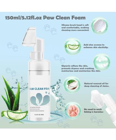 Dog Paw Cleaner Set - 150ml Foam Microfiber Towel Balm & LED Nail Trimmer | International Shipping - Buy Online on SooperMarket.com