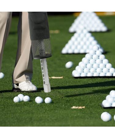 Kamitty Shag Bag for Golf Balls - Retriever with Aluminum Tube, Pocket & Tee Holder - Holds up to 80 Balls - Buy Online on SooperMarket.com