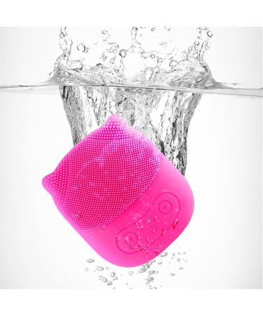 Teksome Face Wash Scrubber | Penguin Shape Electric Face Scrubber Skin Care Face Brushes for Women and Men Waterproof Electric Face Brush for Deep Cleaning Skin Red - Buy Online on SooperMarket.com