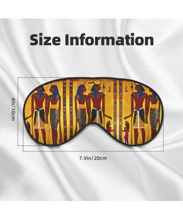 Ancient Egypt Tribe Series Print Double-Sided Eye Mask Soft and Light Blocking for Enhancing Sleep Quality - Buy Online on SooperMarket.com