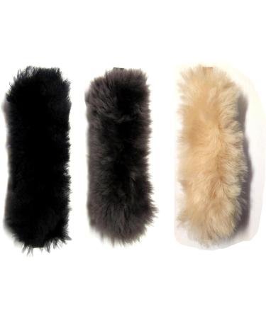 Buy PS Horse Articles Brown Sheepskin Padded Noseband & Chin Strap Set | Premium Equestrian Gear for International Shipping - Buy Online on SooperMarket.com