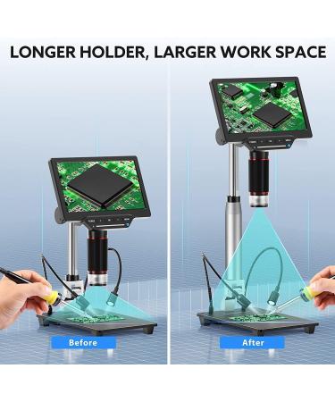 TOMLOV Digital Microscope Extension Tube ET02 - 6 inch Extender Pole for DM201 DM202 DM10 DM9 DM4 DM401 DM402 Elikliv LCD Microscope - Buy Online on SooperMarket.com