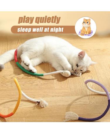 YANGCHUN Catnip Toy Bundle: Interactive Chew Rope for Indoor Cats - Natural Catnip Fillings, Teeth Cleaning and Stress Relief - 3 Pcs - Buy Online on SooperMarket.com