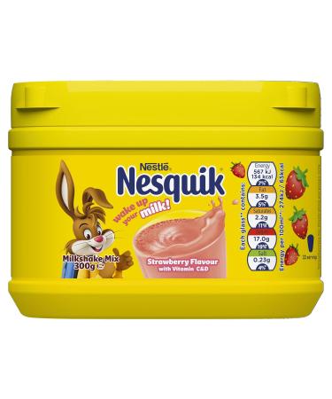 Nesquik Strawberry Powder 300g (Pack of 10) | Delicious Instant Flavor for Kids & Adults | International Shipping Available - Buy Online on SooperMarket.com