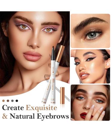 Buy Aaiffey Light Brown Eyebrow Pencil - Smudge-Proof Microblading Pen for Natural Brows | Long Lasting & Exquisite Results - International Shipping Available - Buy Online on SooperMarket.com