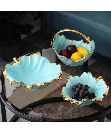 Kitchen Countertop Fruit Rack Fruit Basket Fruit Bowl Fruit Basket Bowl Ceramic Fruit Bowl Creative Fruit Basket Countertop Fruit Bowl Stand Bread Vegetable Snacks Organizer Storage for Kitchen Onecolor - Buy Online on SooperMarket.com