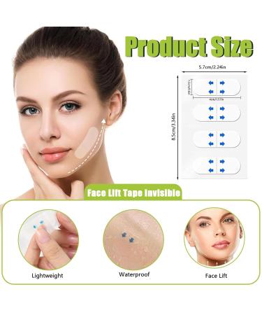 160 Pieces Invisible Face Lift Tape | Enhance Your Look with Clear Effective Skin Lifting Strips - Buy Online on SooperMarket.com
