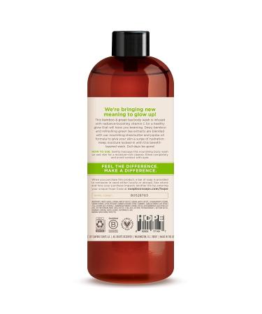 Soapbox Body Wash - Bamboo & Green Tea | Moisturizing Cleanser w Aloe Vera & Shea Butter | Vegan, Cruelty-Free, Paraben & Gluten-Free | 16oz (Pack of 3) - Buy Online on SooperMarket.com