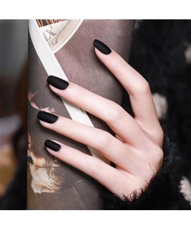 Black Nail Polish Matte Nail Polish 7 Days Long Lasting Nail Polish Quick Dry Nail Gel Polish Natural Non Toxic Nail Varnish DIY Nail Art at Home - Buy Online on SooperMarket.com