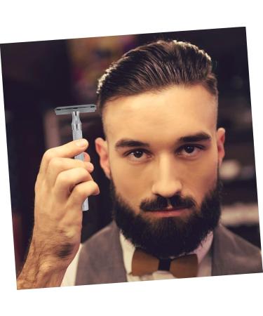 Angoily Manual Safety Razor for Men - Rustproof Double-Edged Single Blade Shaving Razor - Zinc Alloy 10.3x4cm - Eco-Friendly & Durable - Buy Online on SooperMarket.com