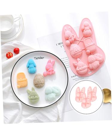 Zerodeko 3pcs Rabbit Mold Ice Cube Molds Rabbit Cookie Molds Easter Candle Molds Ice Cube Trays De para Gelatinas Cookie Molds for Baking Easter Cookie Molds Silica Gel Candy Silicone Mold - Buy Online on SooperMarket.com