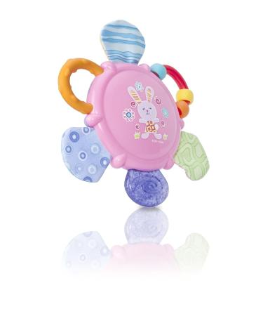 Nuby Look-at-Me Mirror Teether Toy - Colorful and Safe for Babies | CMV Variants Available - Buy Online on SooperMarket.com