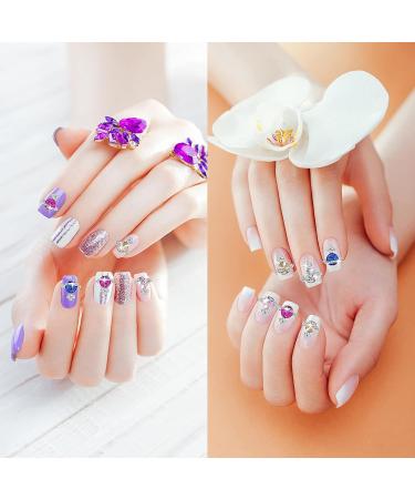 WLLHYF 10Pcs Planet Rhinestone Charms - Luxury 3D Saturn Nail Art Accessories for Women - Buy Online on SooperMarket.com