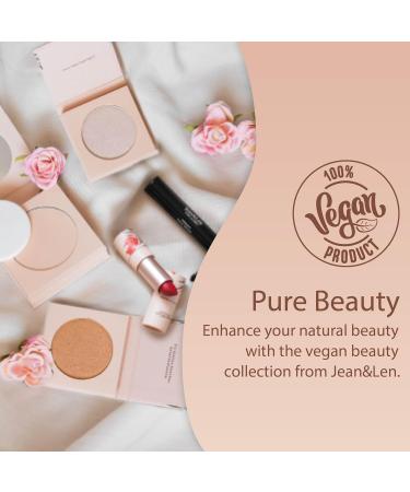 Jean & Len 2in1 Compact Powder Matte & Cover 01 Ivory - Vegan Paraben-Free Lightweight Face Powder for Perfect Skin Tone - 10g - Buy Online on SooperMarket.com