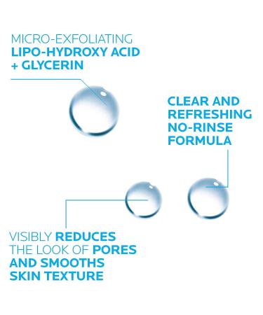 La Roche-Posay Effaclar Astringent Face Toner for Oily Skin - Exfoliating LHAs, Minimizes Pores & Smooths Skin - Buy Online on SooperMarket.com