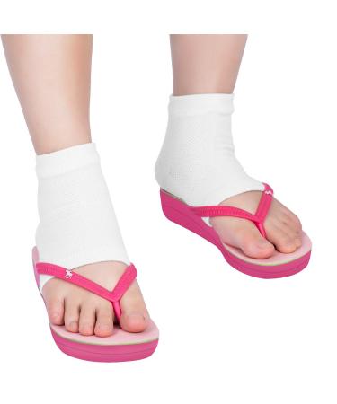 Heel Socks for Dry Cracked Skin - Soft Ventilated & Moisturizing - 3 Pairs for Ultimate Comfort - Buy Online on SooperMarket.com
